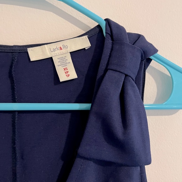XS navy blue Lark&Ro dress - Picture 3 of 4